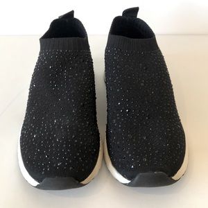 Zara basics glitter stretch shoes